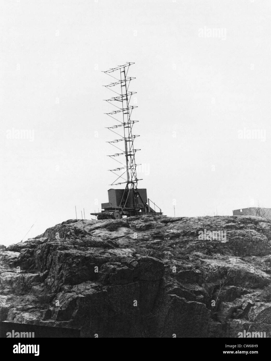 Amerikanischen SC-270 Radar, Zweiter Weltkrieg Stockfoto