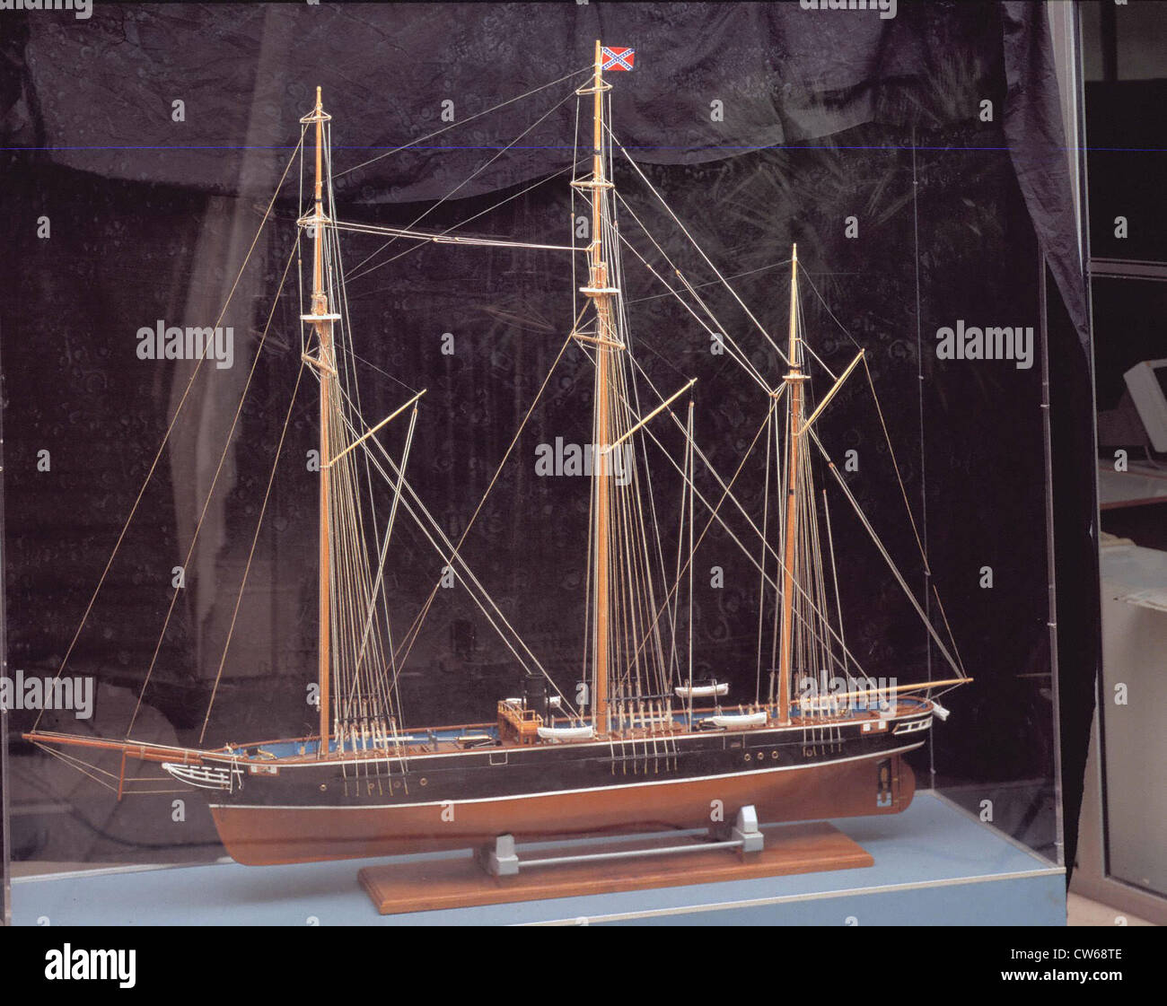 Maquette du Navire Corsaire Suddiste Alabama Stockfoto