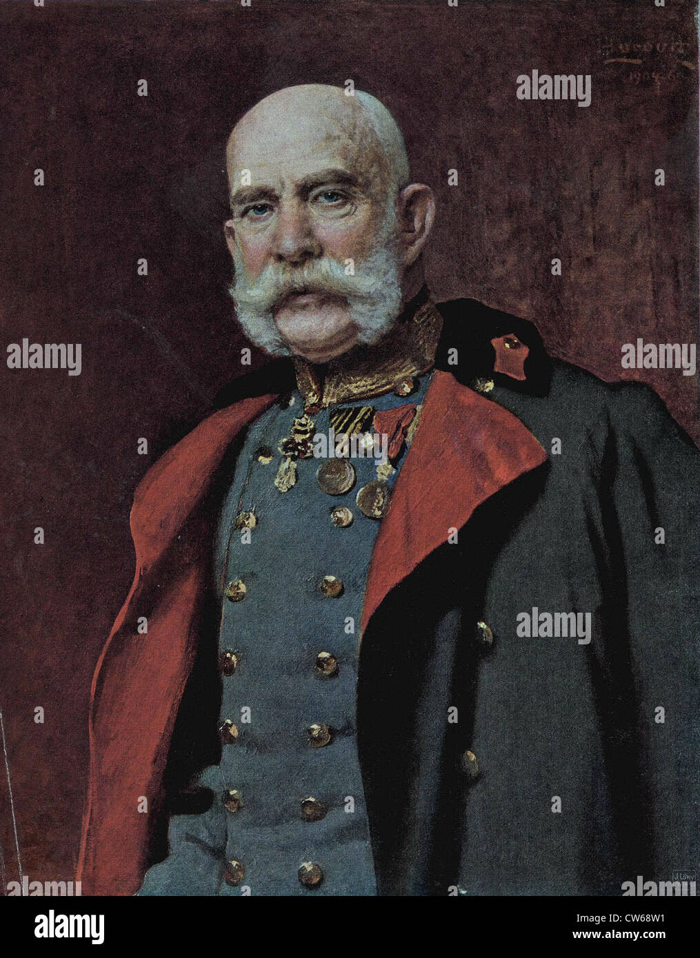 Porträt von Kaiser Franz-Joseph Stockfoto