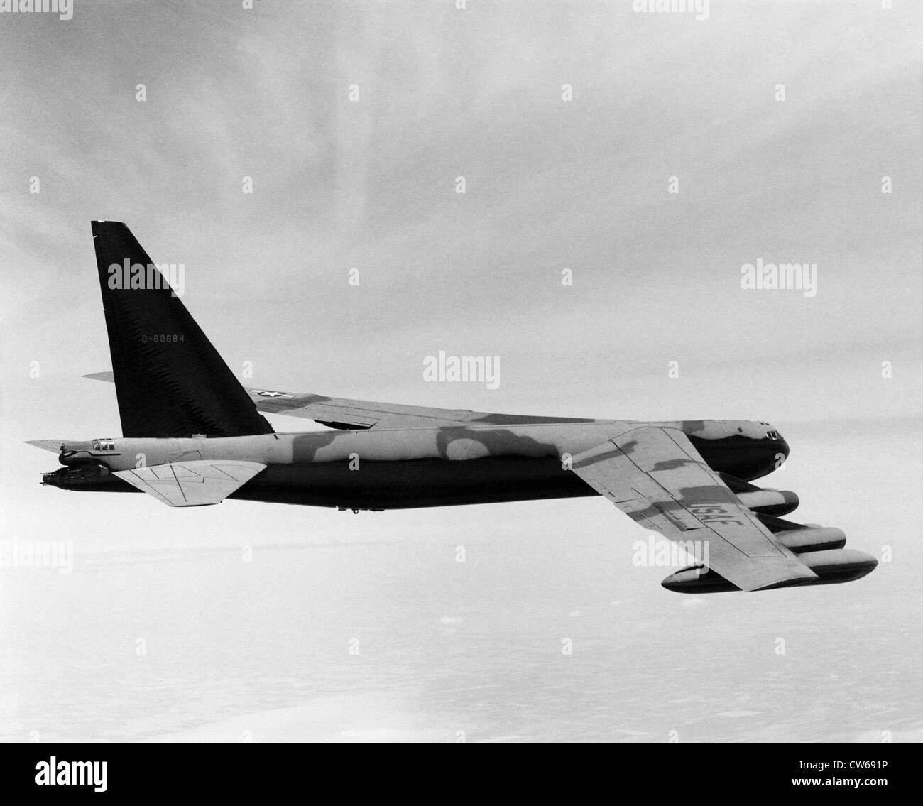Schwerer Bomber Boeing b-52 Stockfoto