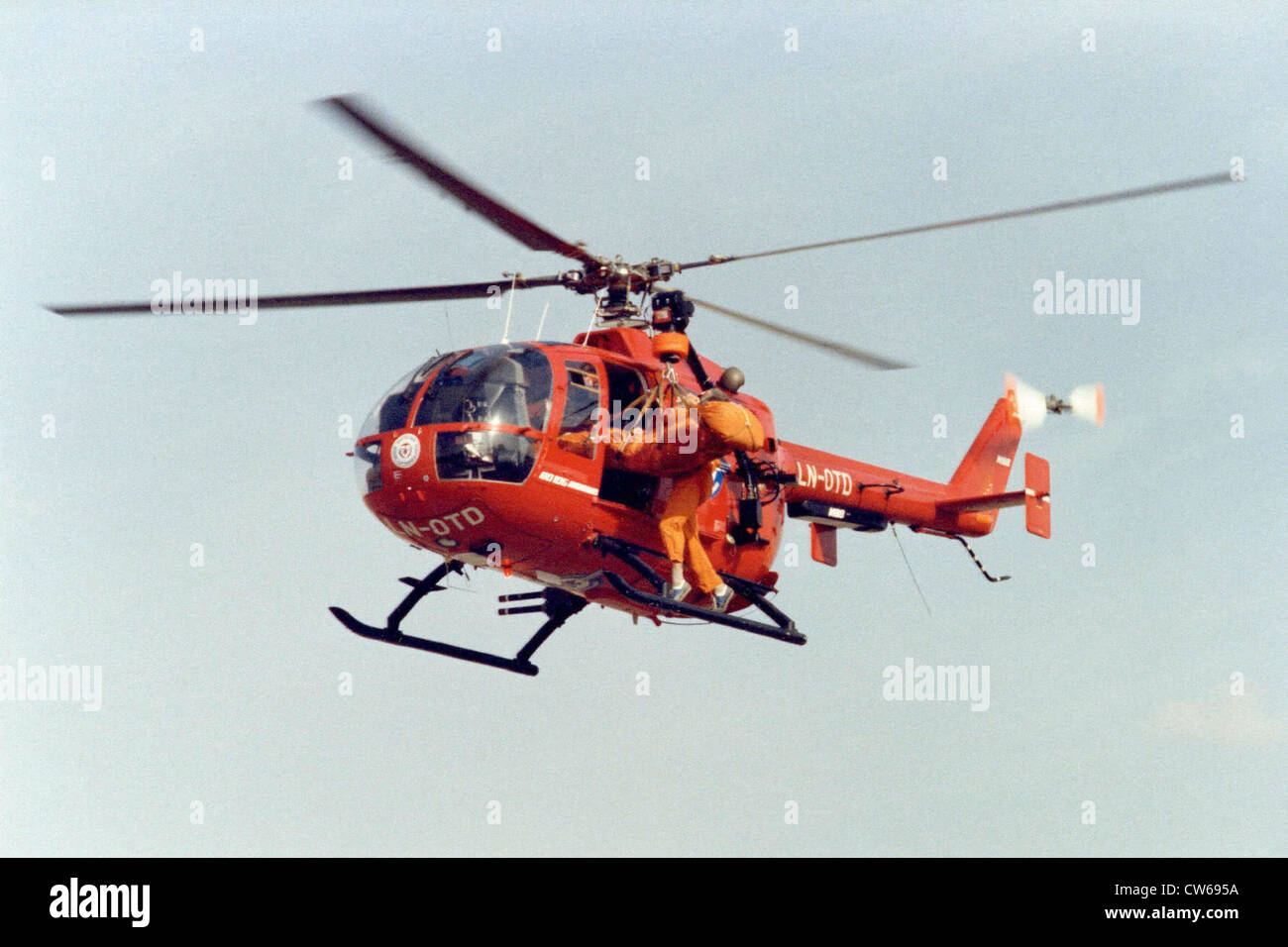 Deutschen MBB Bo-105 CBS Hubschrauber. Stockfoto