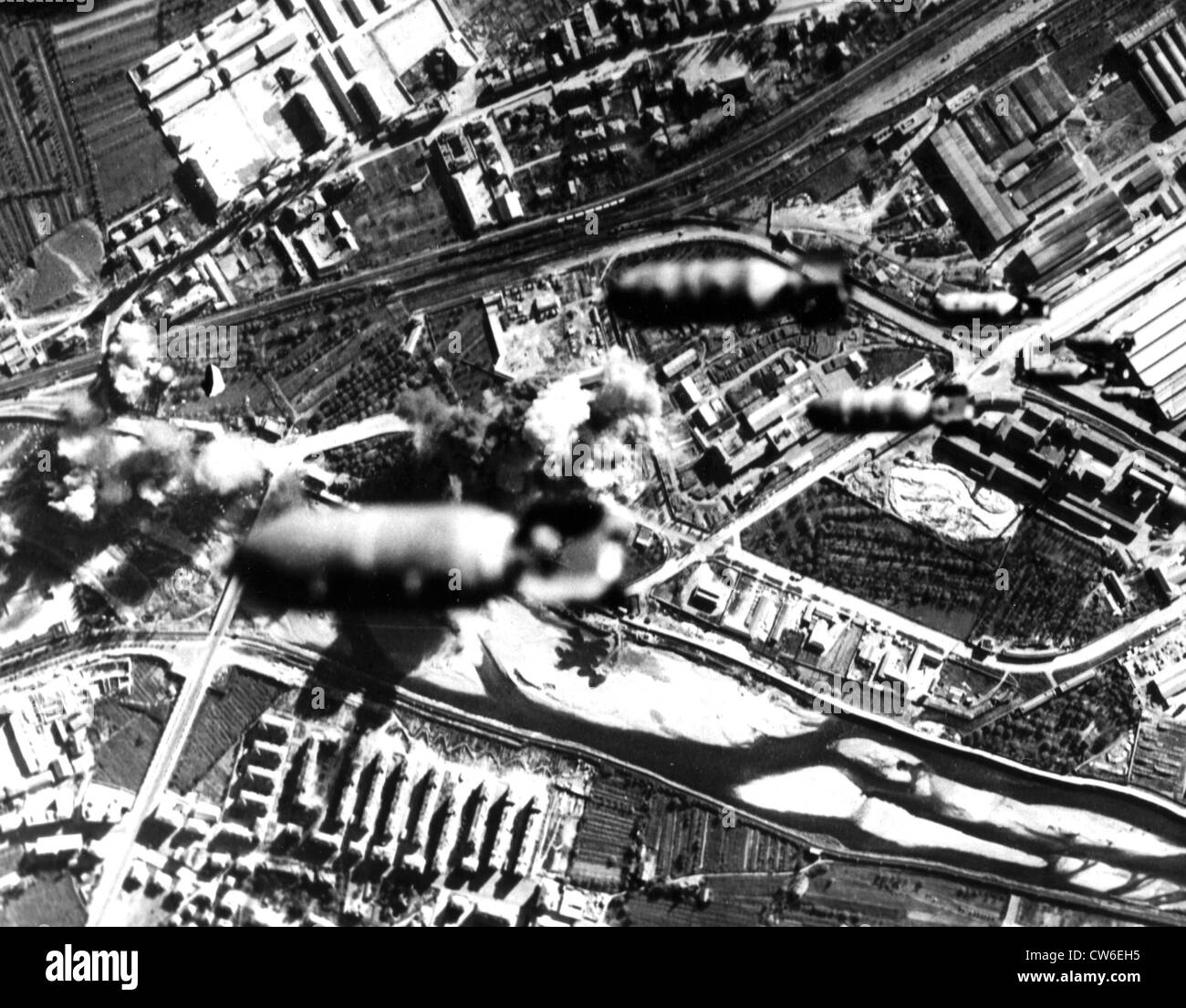 US-amerikanischer Smashs Bozen, 14. November 1943 Stockfoto