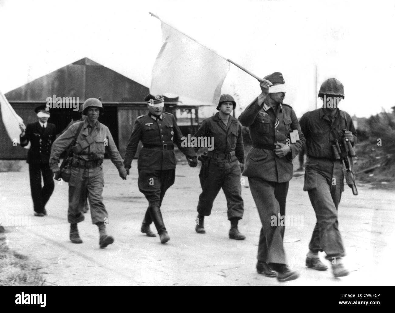 Deutsche Kapitulation Brest, 20. September 1944 Stockfotografie Alamy
