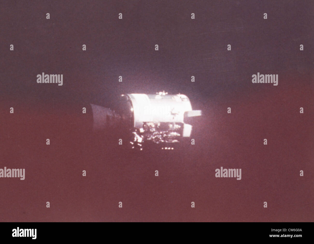 Apollo 13 beschädigt Befehl Service-Modul (CSM) (17. April 1970) Stockfoto