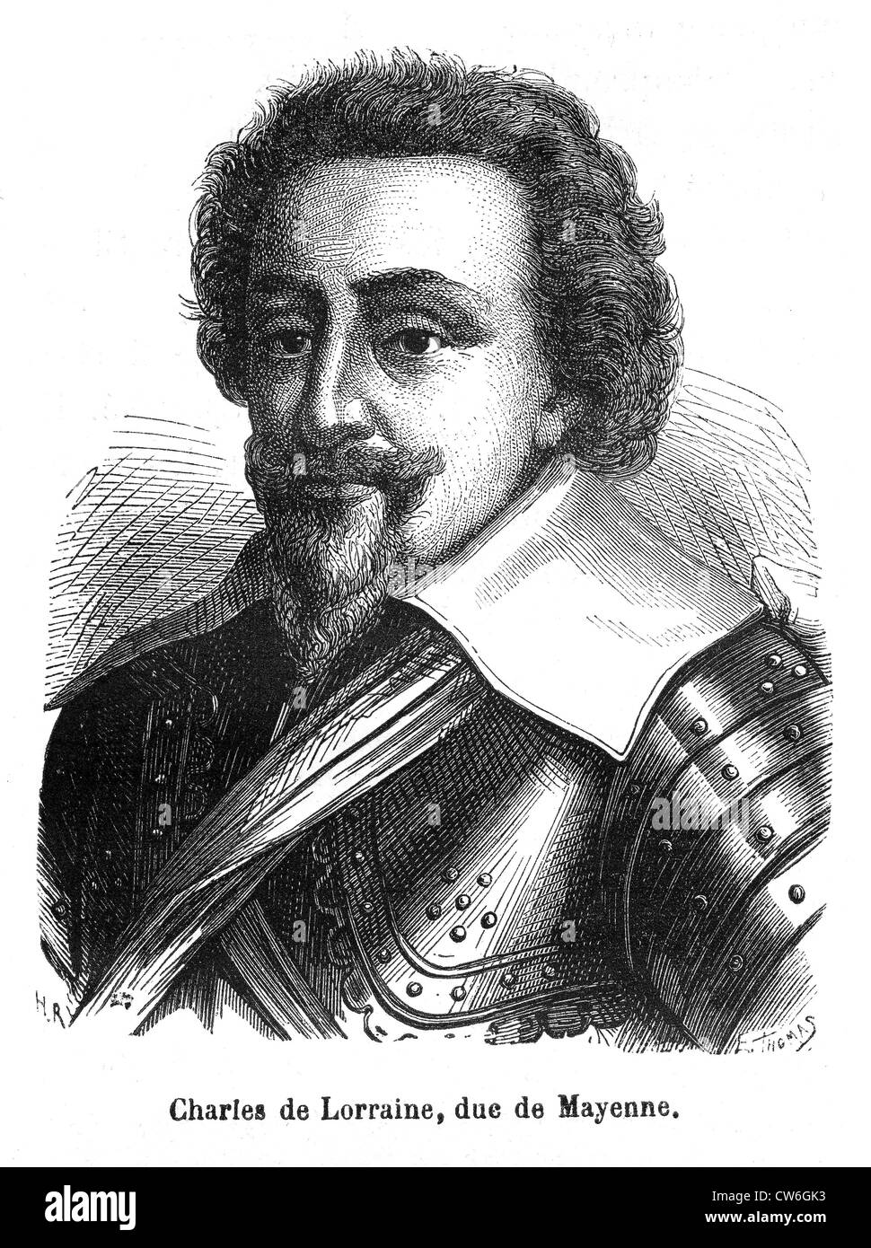 Karl II. Stockfoto