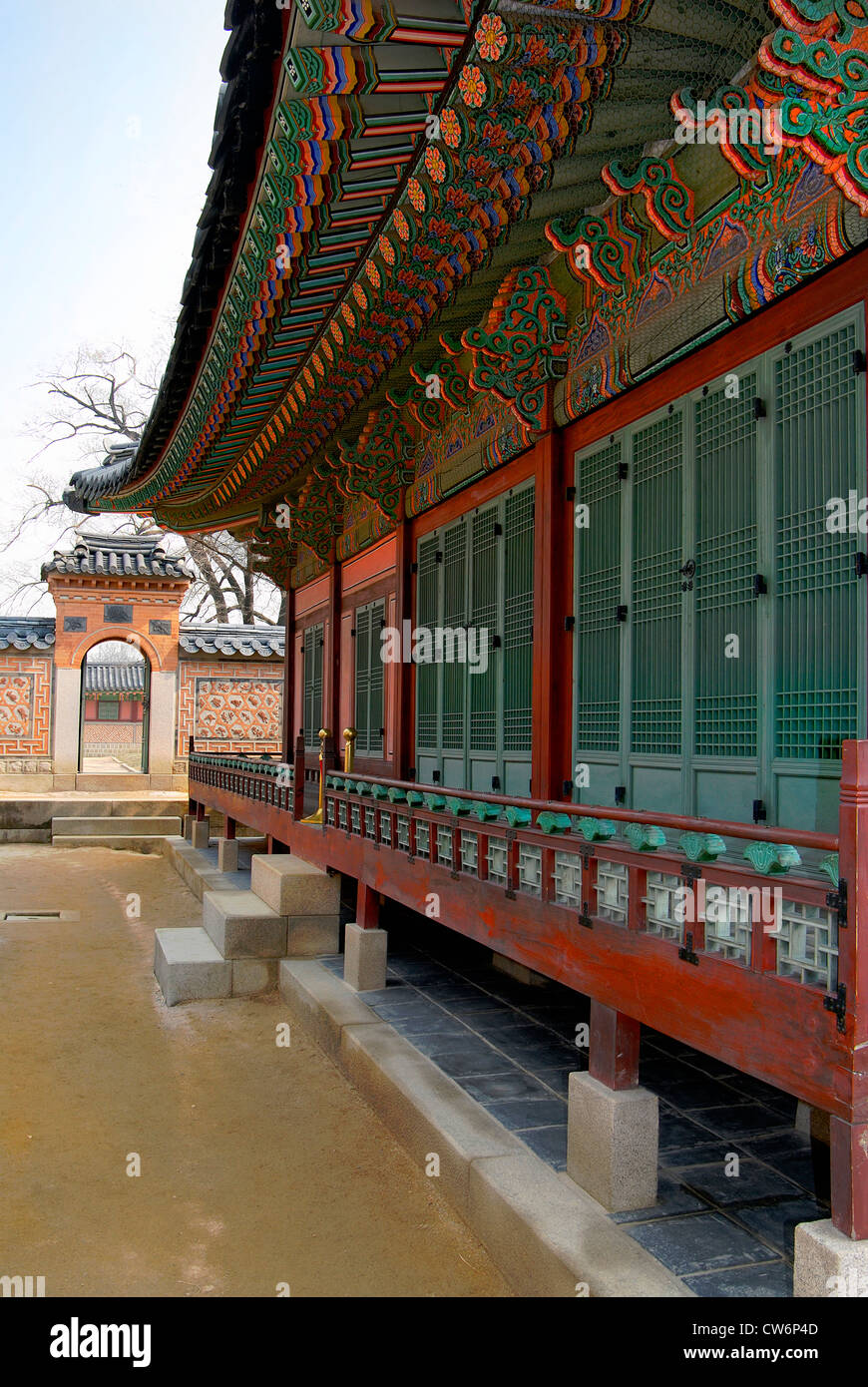 Gyeongbokgung Palace, Südkorea, Seoul Stockfoto