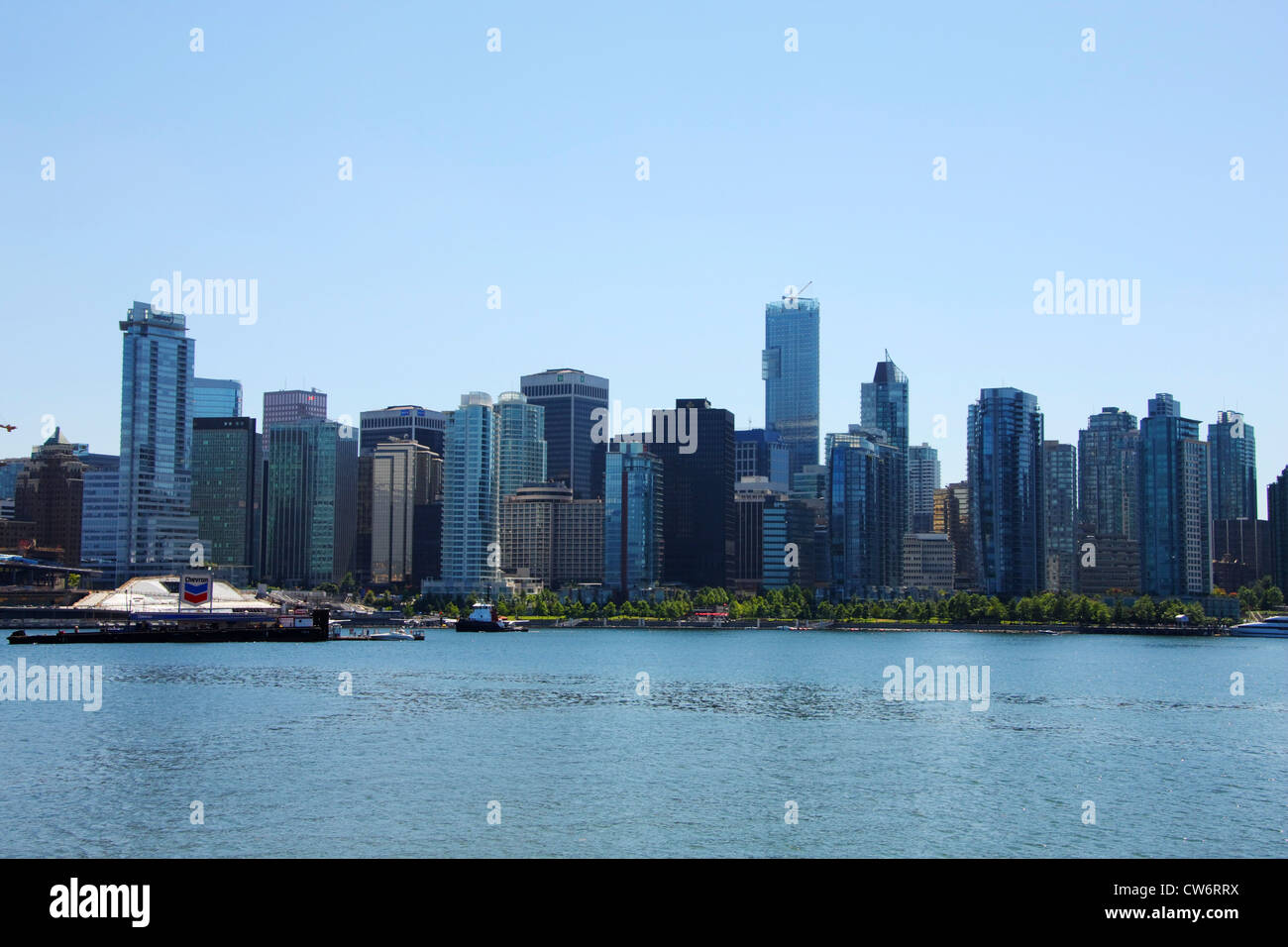 Skyline von Vancouver, Kanada, Vancouver Stockfoto