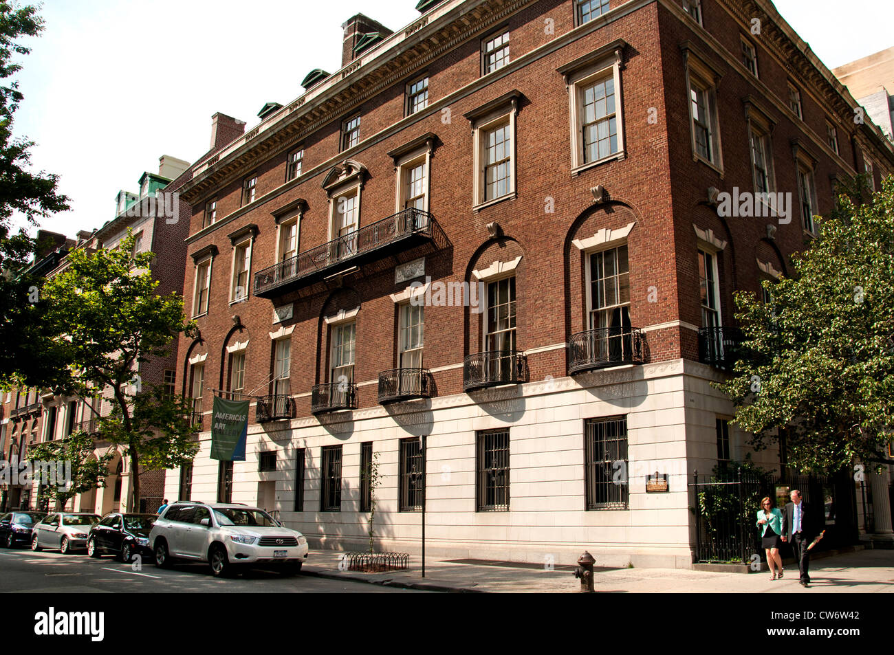 Amerikanischen Gesellschaft früher Percy Rivington Pyne Haus Park Avenue Upper East Side New York City Manhattan Stockfoto