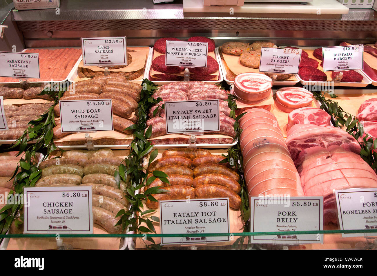 Eataly New York NY wir verkaufen was wir kochen & wir kochen was wir verkaufen New York City Manhattan 5th Avenue und 23rd Street Stockfoto