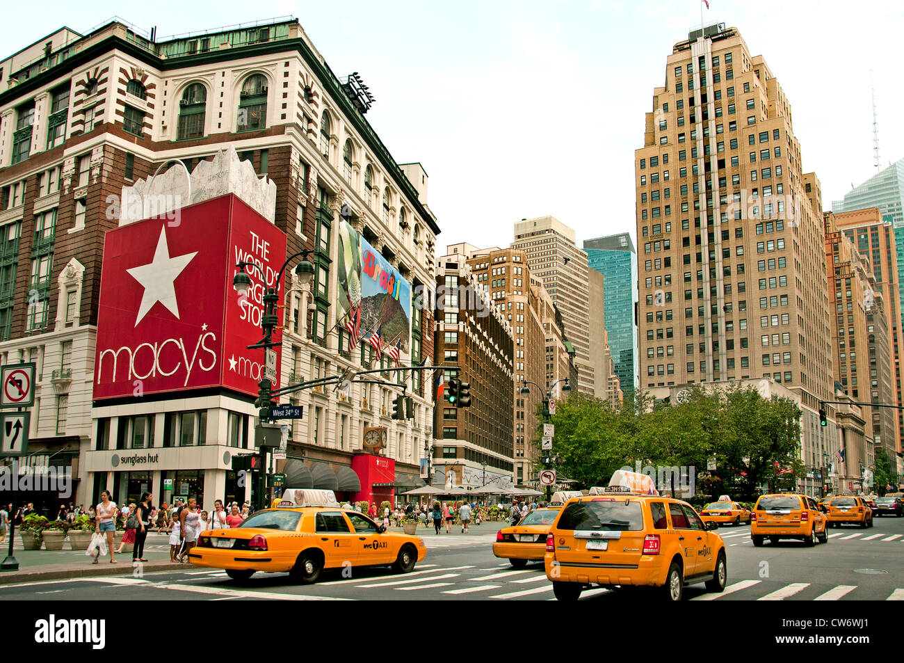 Macy's Herald Square ist das Flagship-Kaufhaus, New York City Manhattan Stockfoto