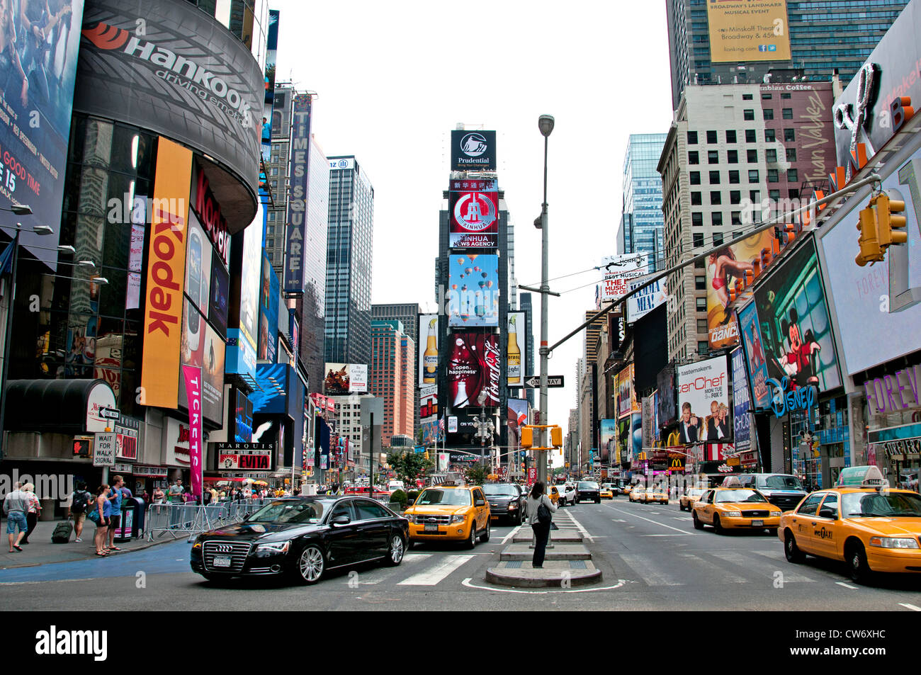 Times Square Broadway New York City Theater-Musical Stockfoto