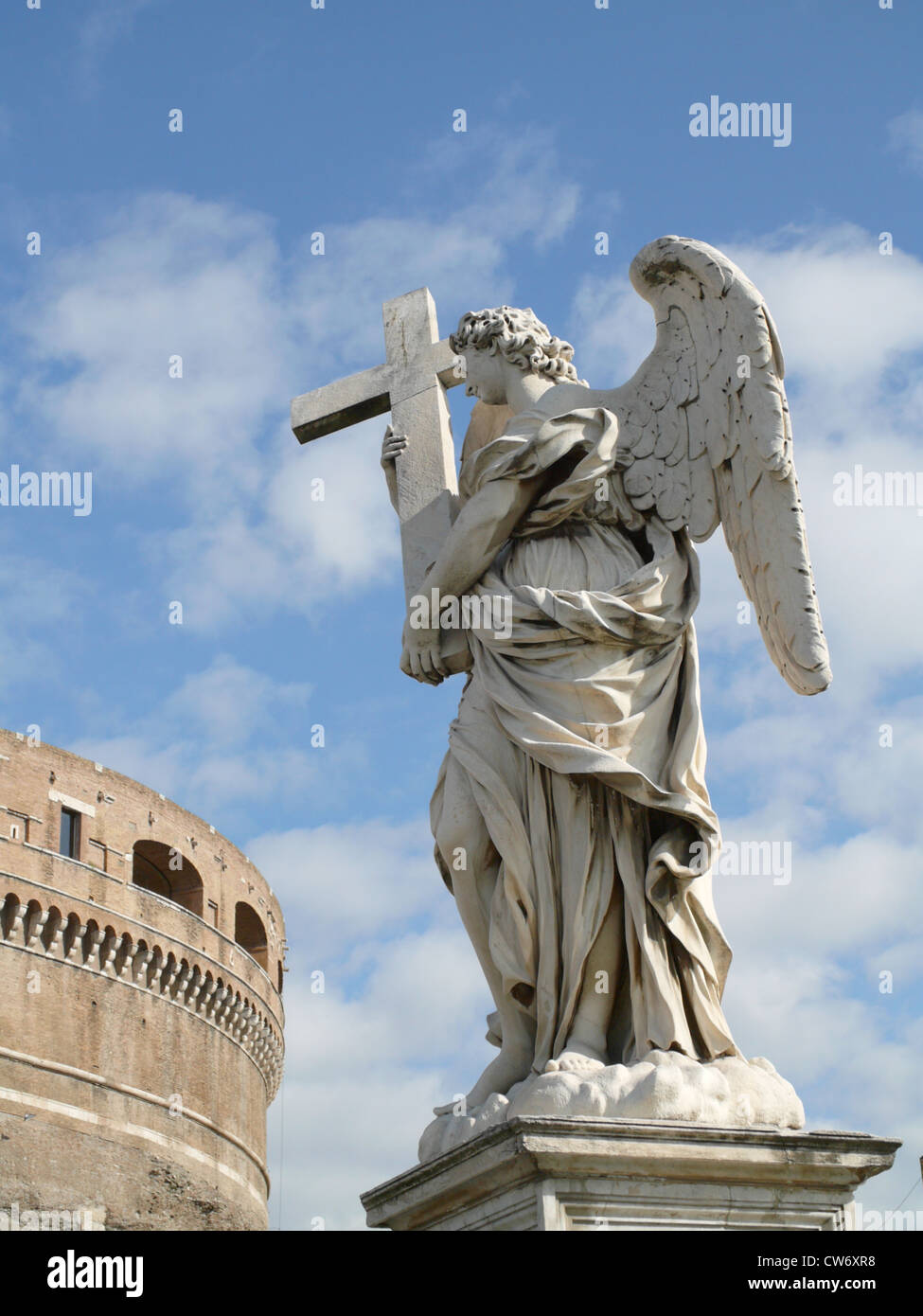 Saint-Angel-Brücke in Rom, Italien Stockfoto