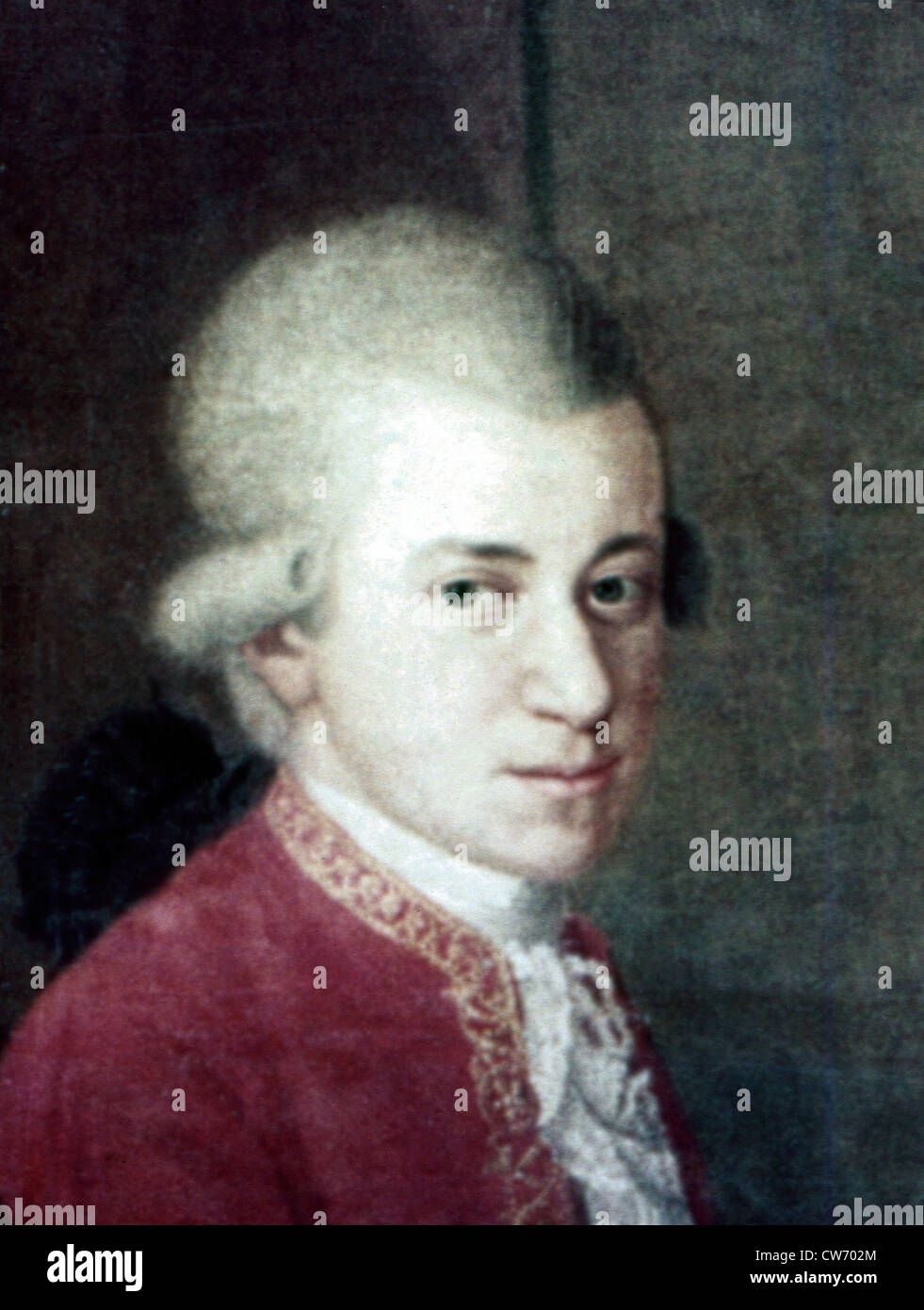 Mozart Stockfoto