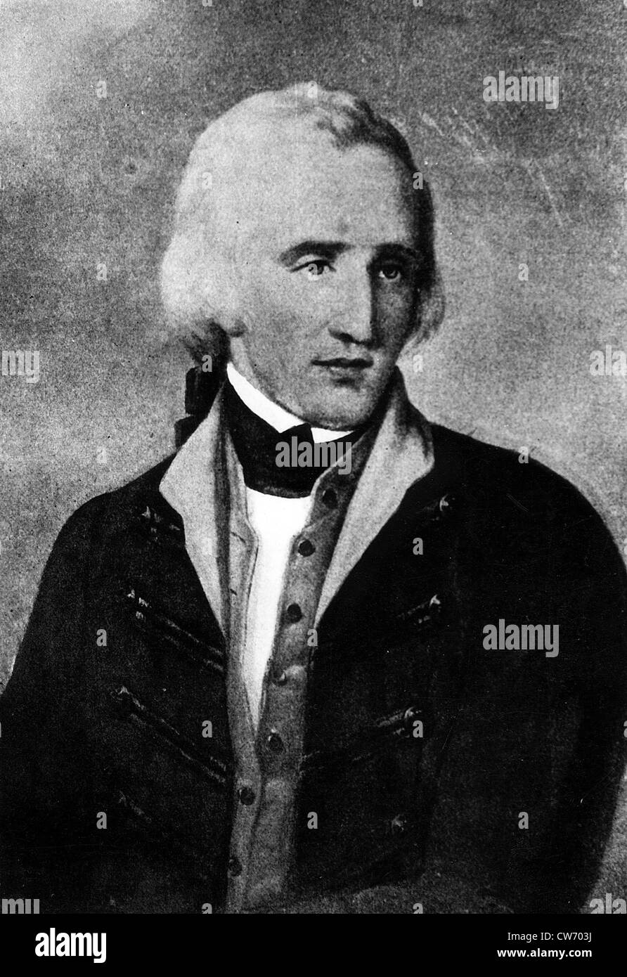 Thomas Jefferson (1743-1826). Stockfoto