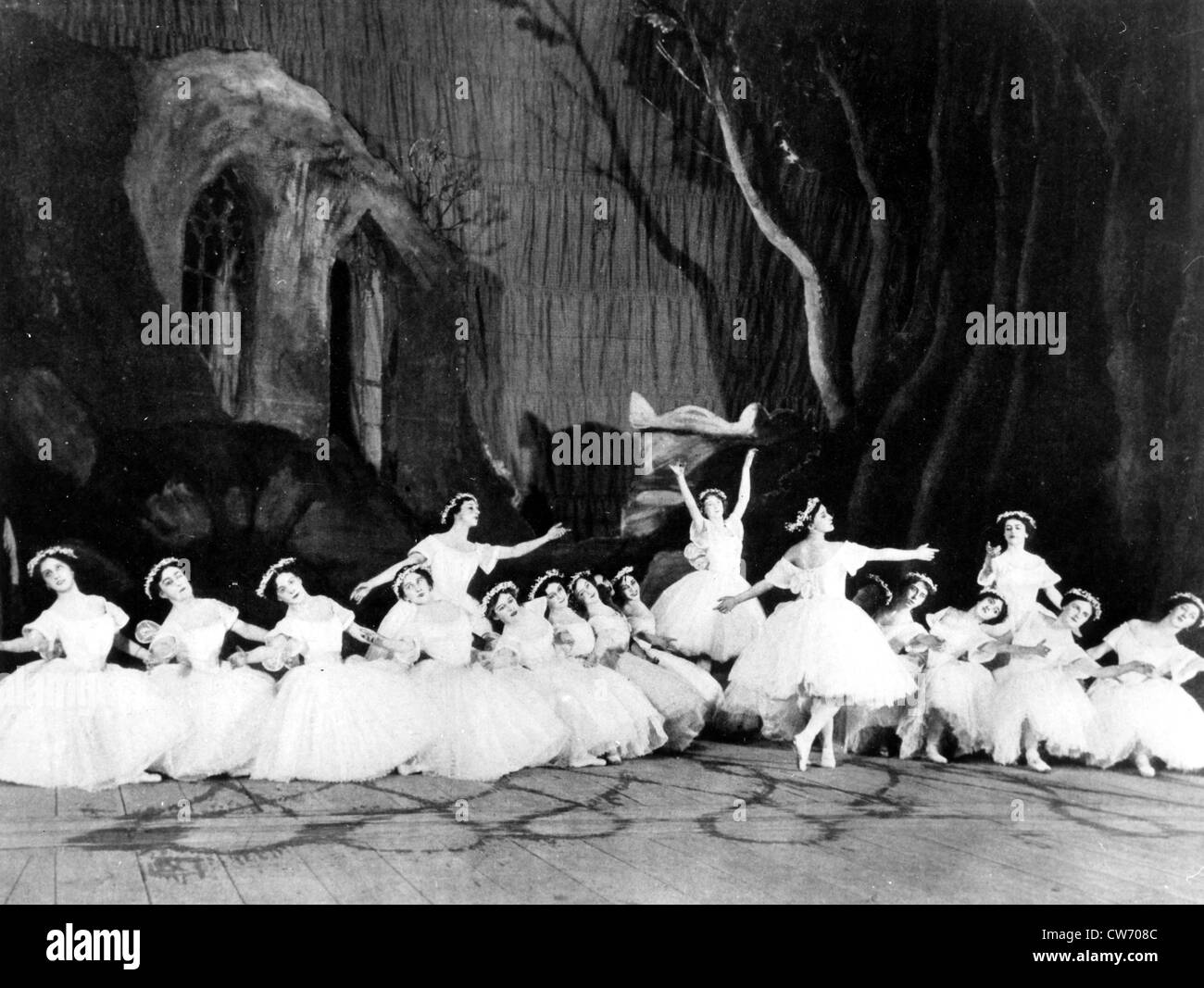 Mai 1909.  Das russische Ballett: Sylphiden. Stockfoto