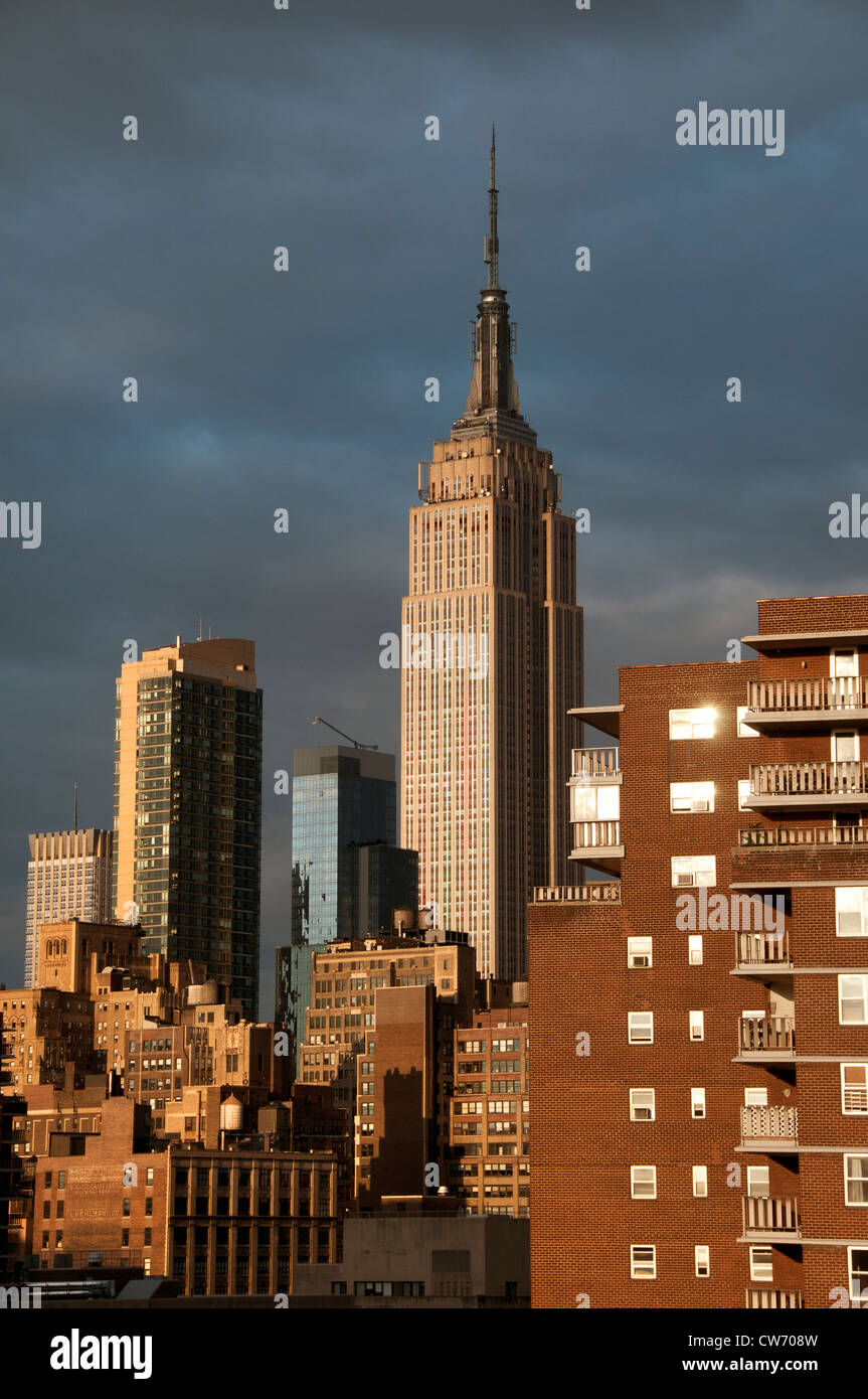 New York City Manhattan Empire State Building Stockfoto
