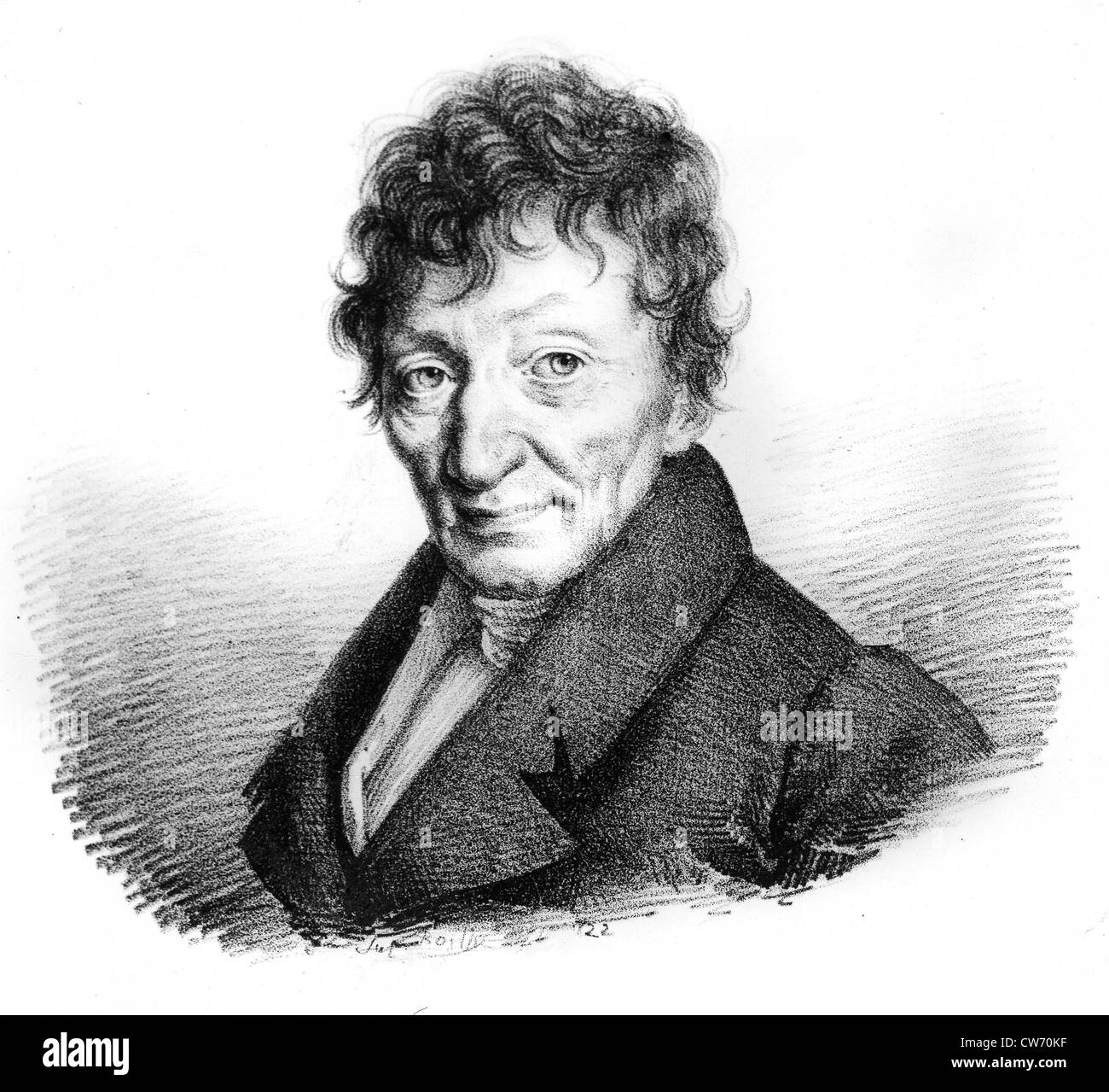 Louis-Marie Aubert Regierungszeit-Thouars (1758-1831) Stockfoto