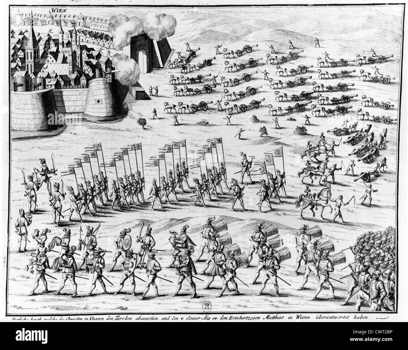 Sultan Süleyman der prächtige (1529) Stockfoto