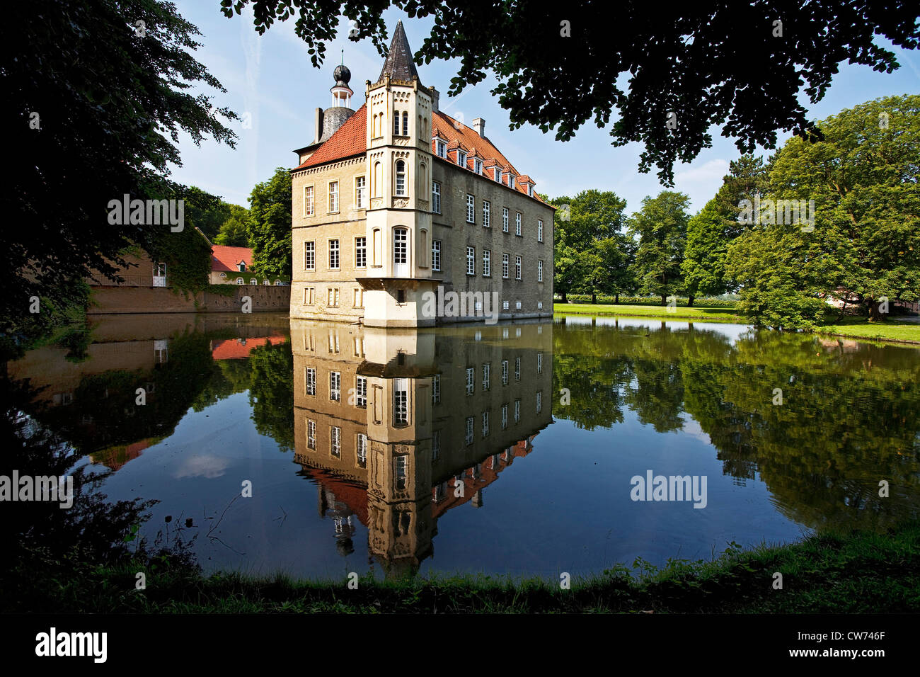 Deutschland, Nordrhein-Westfalen, Ruhrgebiet, Kamen Heeren Manor house Stockfoto