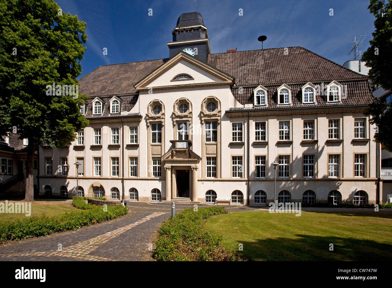 Rathaus in Selm, Bork, Deutschland, Nordrhein-Westfalen, Ruhrgebiet Stockfoto