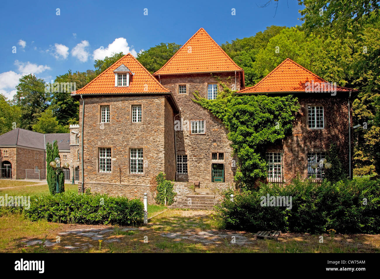 Schloss Baldeney, Essen, Ruhrgebiet, Nordrhein-Westfalen, Deutschland Stockfoto