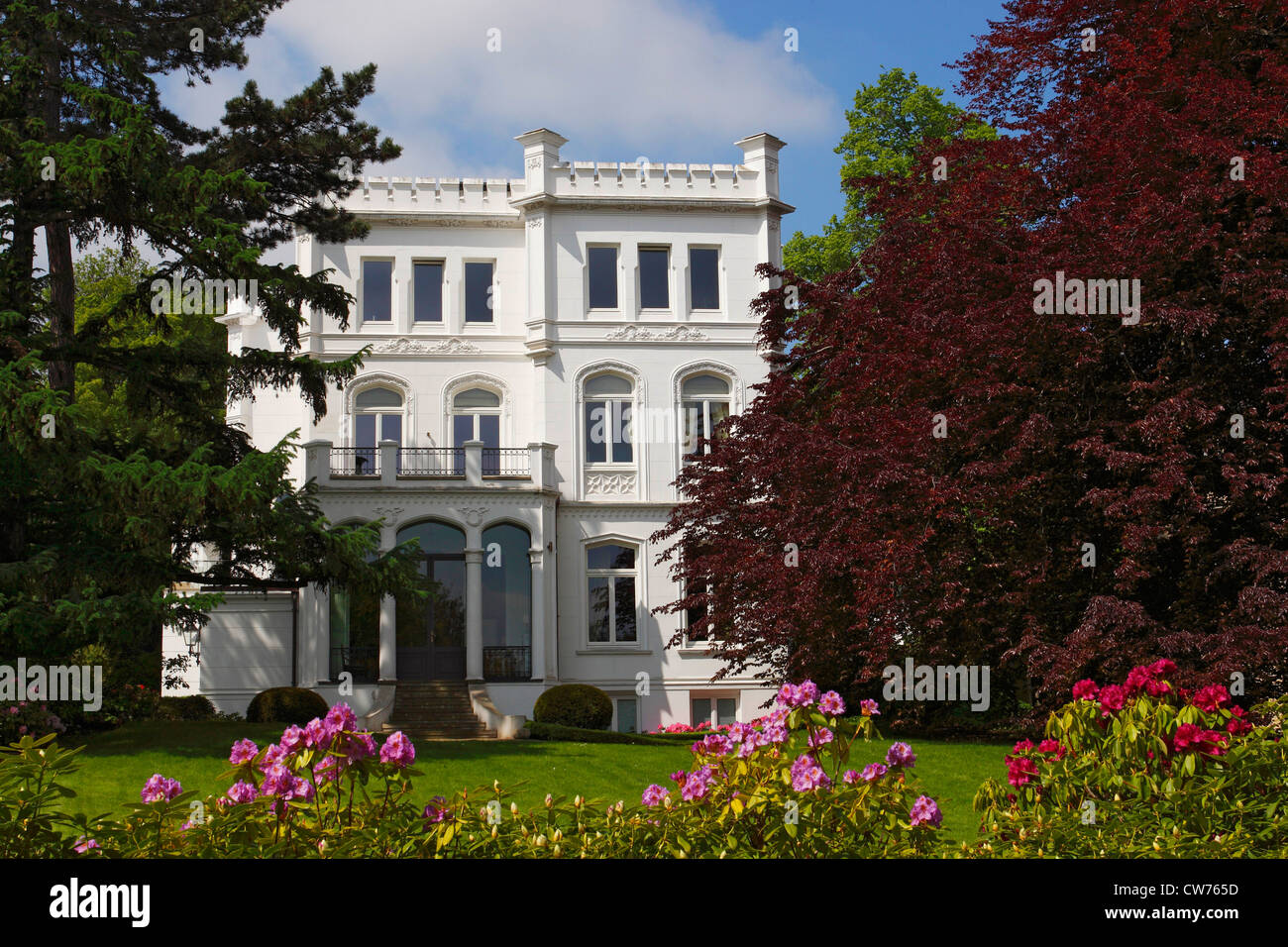 Luxus Villa Am Ausseren Alster Deutschland Hamburg Stockfotografie Alamy