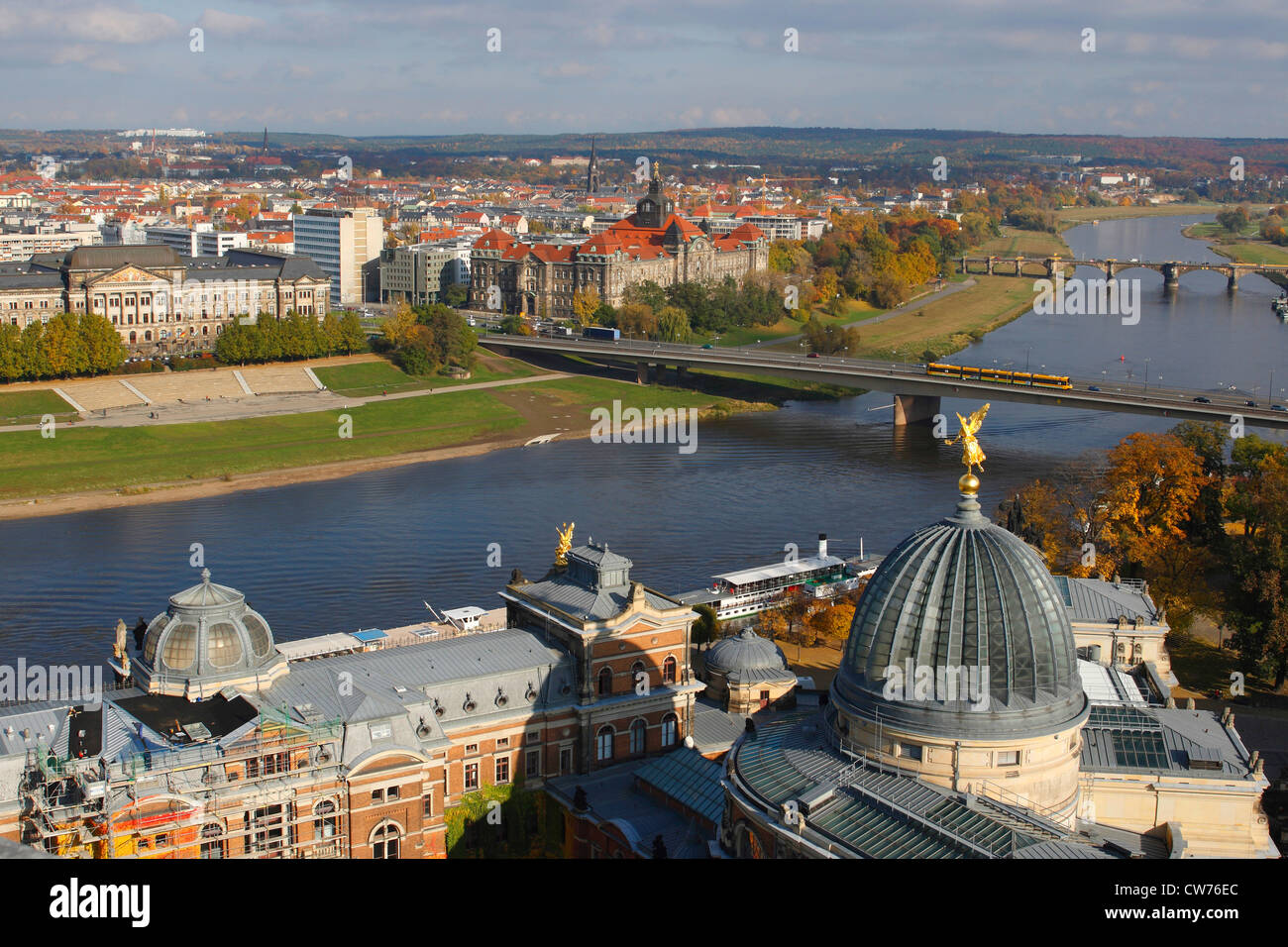 Akademie der bildenden Künste an Elbe Fluss, Deutschland, Sachsen, Dresden Stockfoto