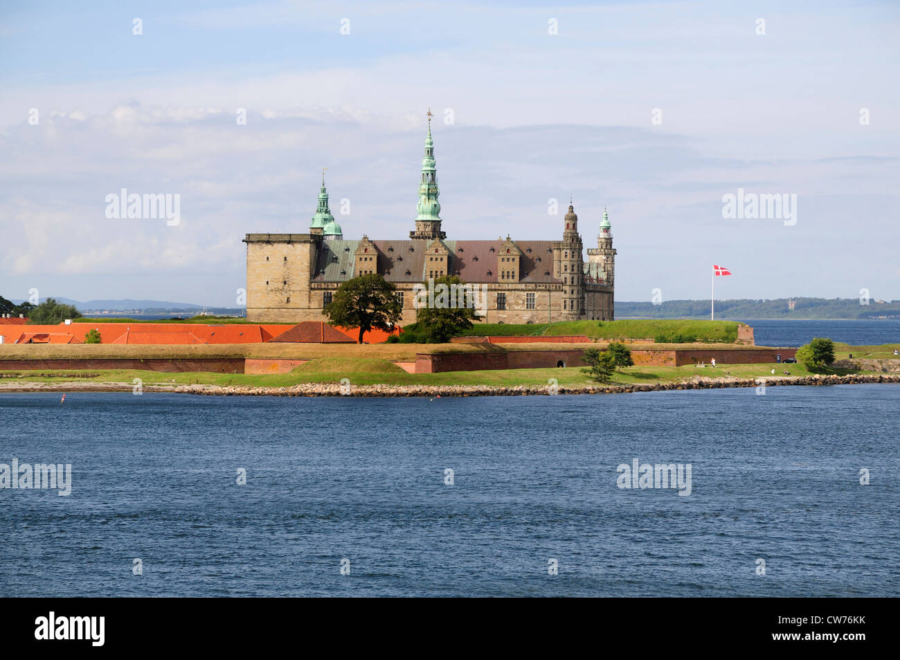 Schloss Kronborg, Dänemark, Helsingoer Stockfoto