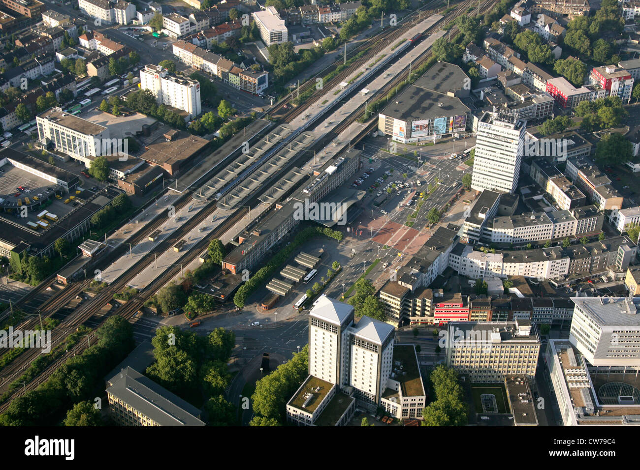 Hauptbahnhof von Bochum in Bochum, Ruhrgebiet, Nordrhein Westfalen, Suedring, Deutschland Stockfoto