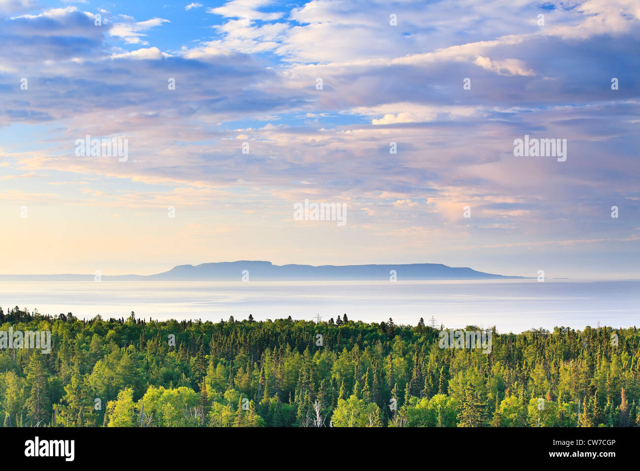Sleeping Giant Provincial Park am Lake Superior, Thunder Bay, Ontario, Kanada Stockfoto