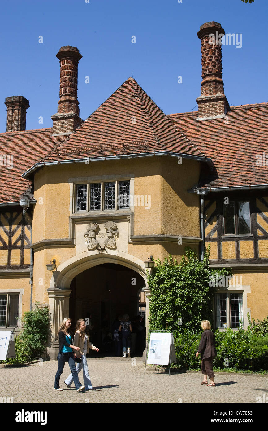 Europa, Deutschland, Brandenburg, Potsdam, Cecilienhof, wo nahm Ort der Potsdamer Konferenz 1945 Stockfoto