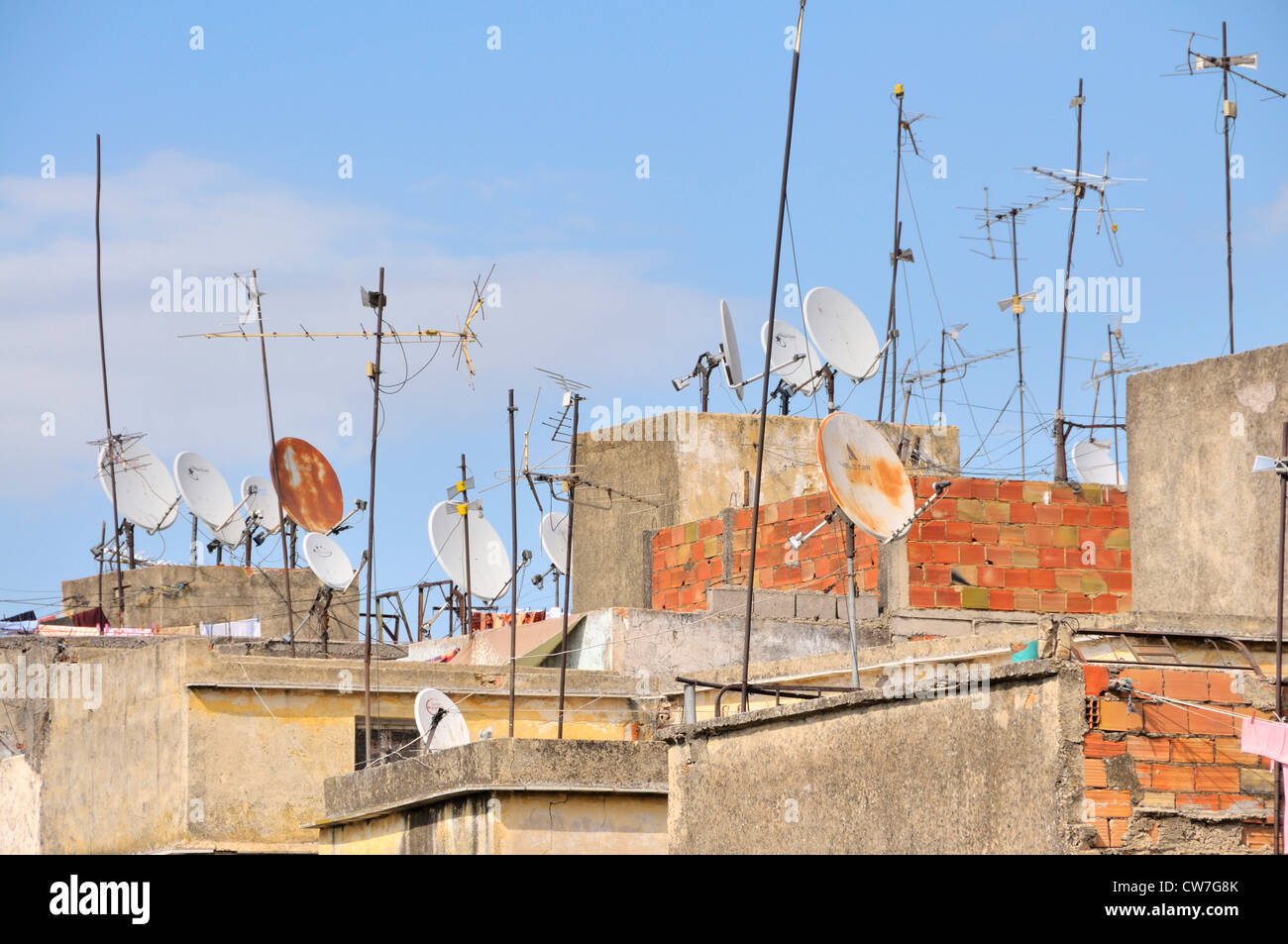 alte Stadt mit Marokko, Medina von Fes Stockfoto