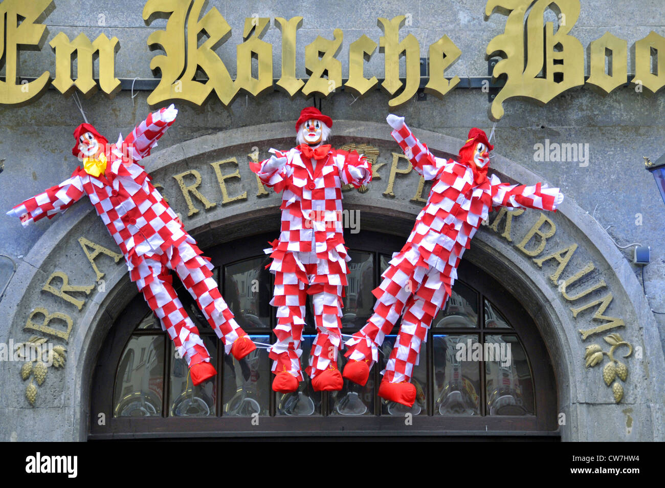 Nubbel in Köln, traditionelle Figur des Karneval in Köln, Deutschland, Nordrhein-Westfalen, Köln Stockfoto