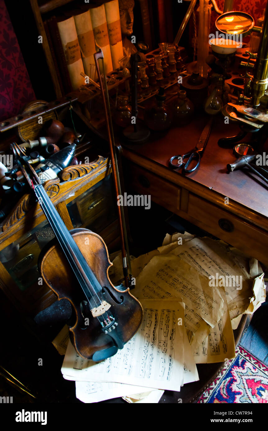 Das Sherlock Holmes Museum, London Stockfoto