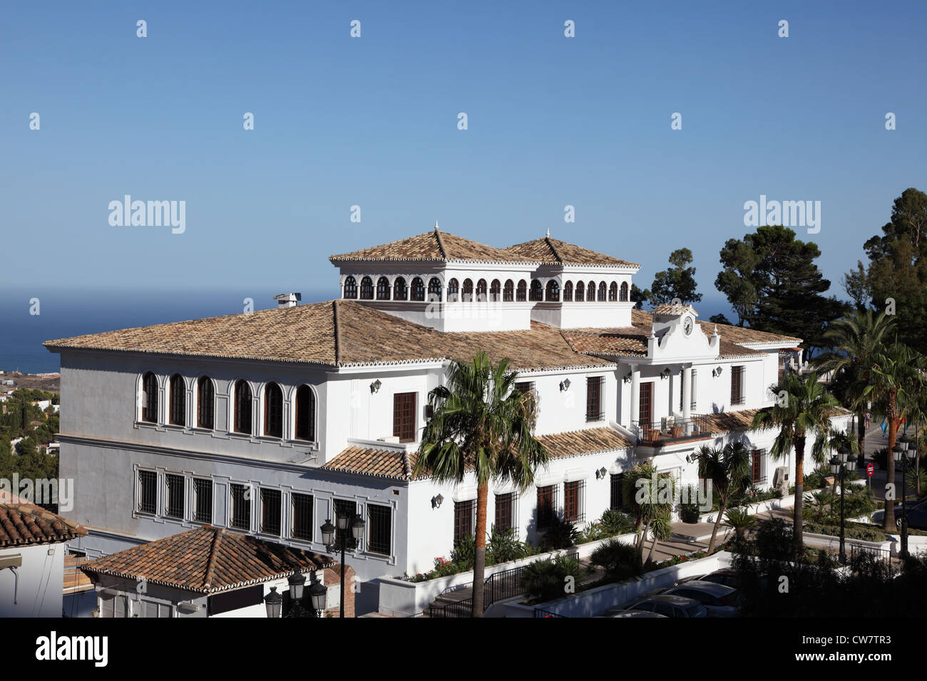 Gebäude in Mijas, Andalusien Spanien Stockfoto