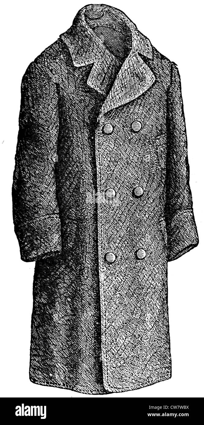 Jacke-Damenmode im Jahre 1881 Stockfoto