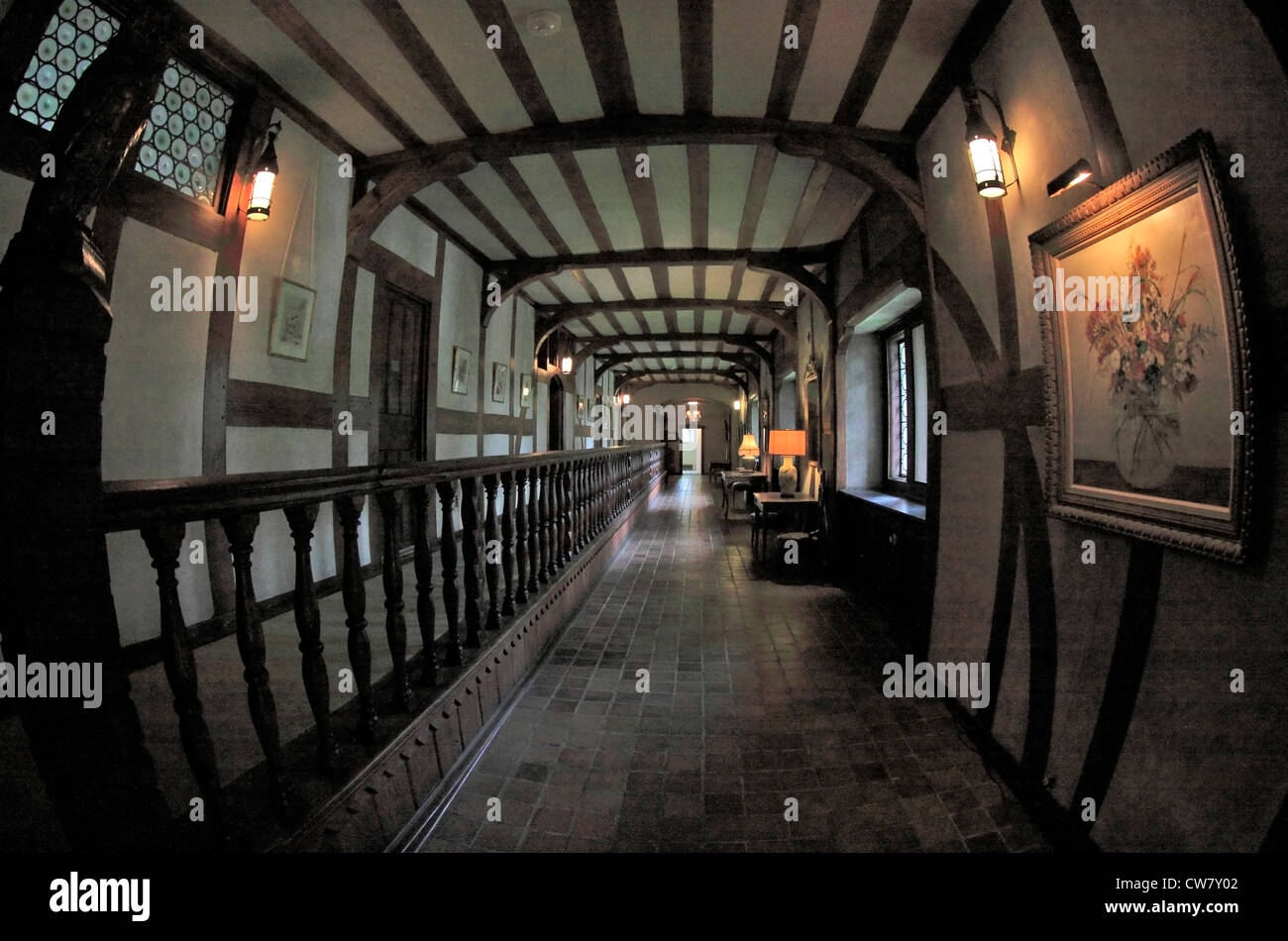 Zweite Etage Flur Coe Halle der Goldküste Mansion William Coe Pflanzung