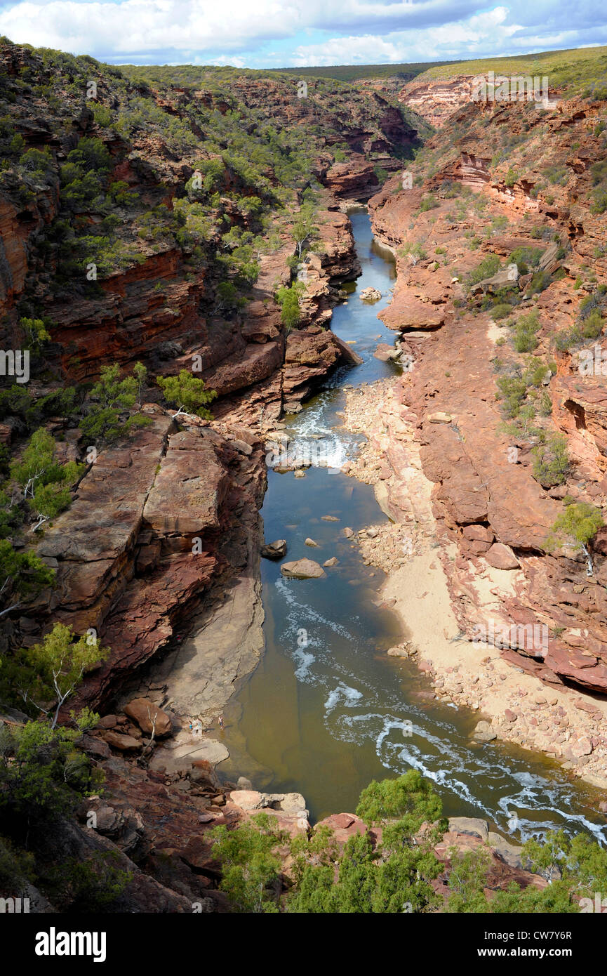 Kalbarri National Park Western Australia und Murchison River Stockfoto