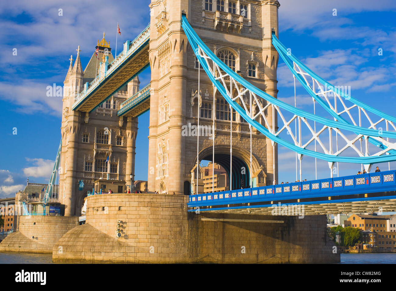 Tower Bridge, London, Vereinigtes Königreich Stockfoto