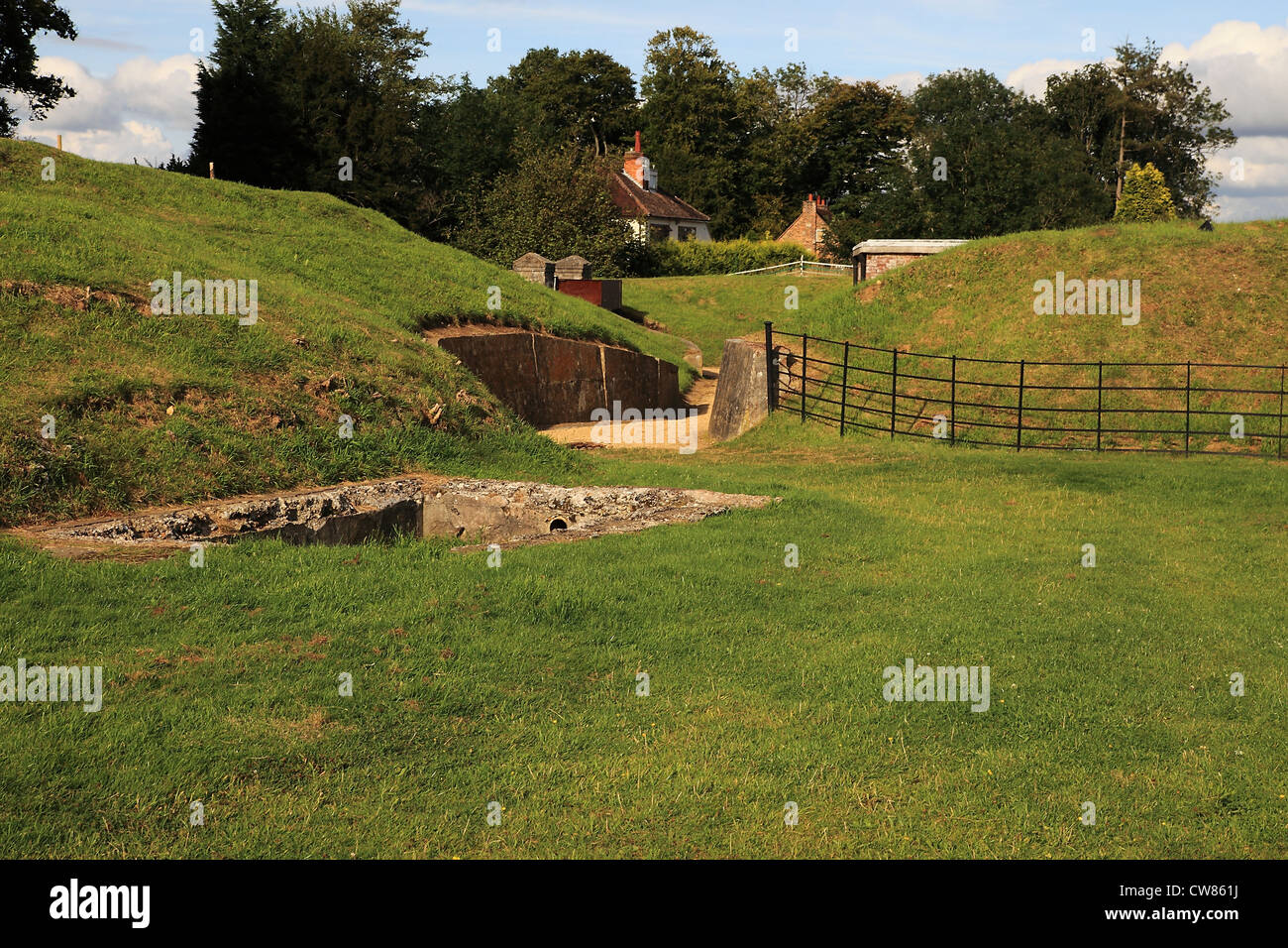 Reigate Fort, Hill Reigate, Surrey Hills, England Stockfoto