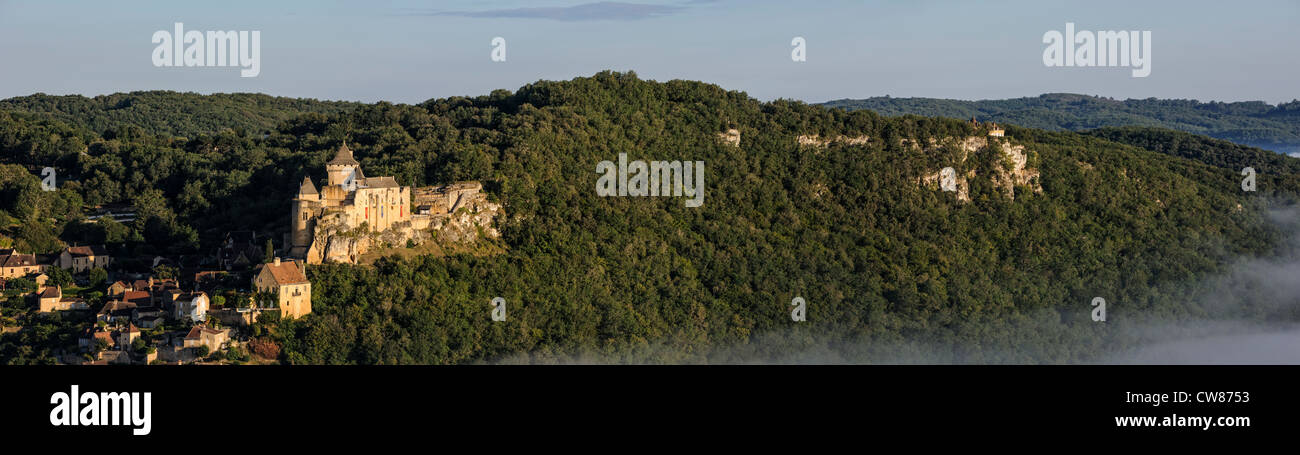 Château de Castelnaud, Castelnaud la Chapelle, Dordogne, Aquitaine, Frankreich Stockfoto