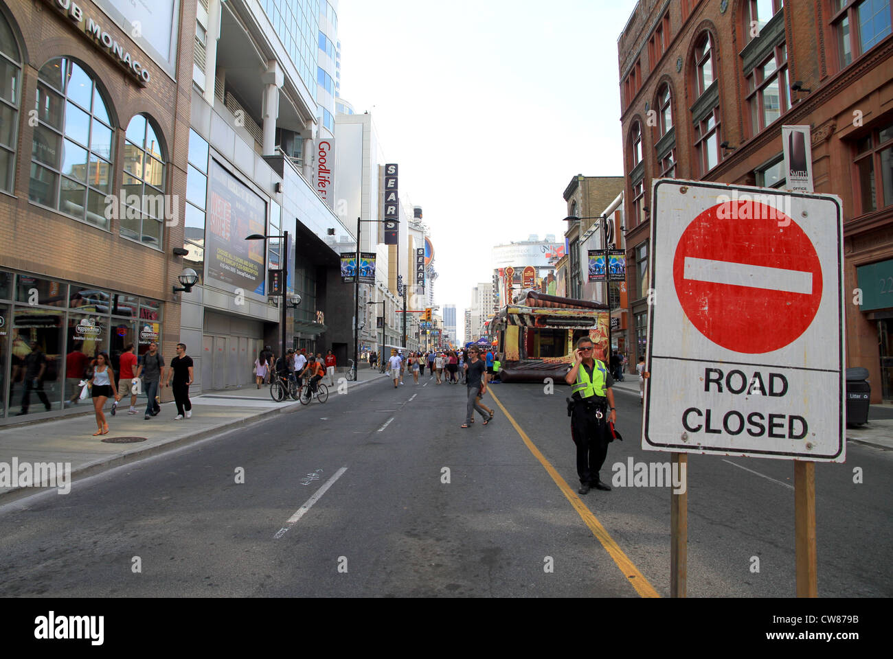 A Straßenfest entlang der Yonge Street in Toronto Stockfoto