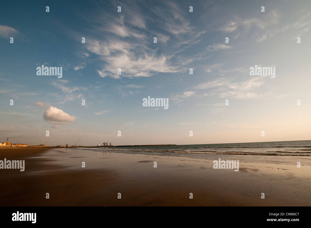 Aberavon Beach, Neath Port Talbot, South Wales, UK Stockfoto