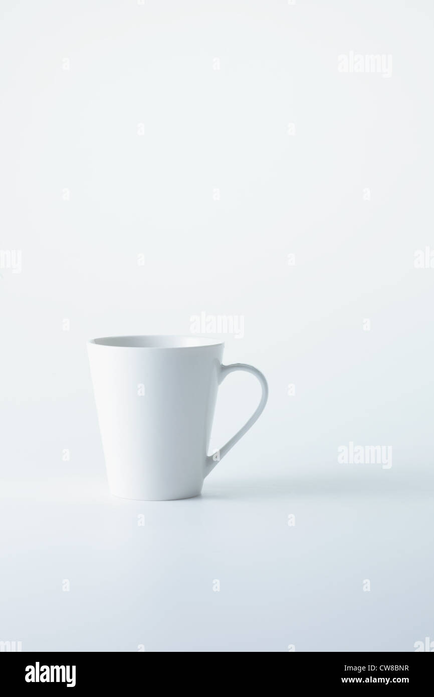 Weiße Tasse Stockfoto