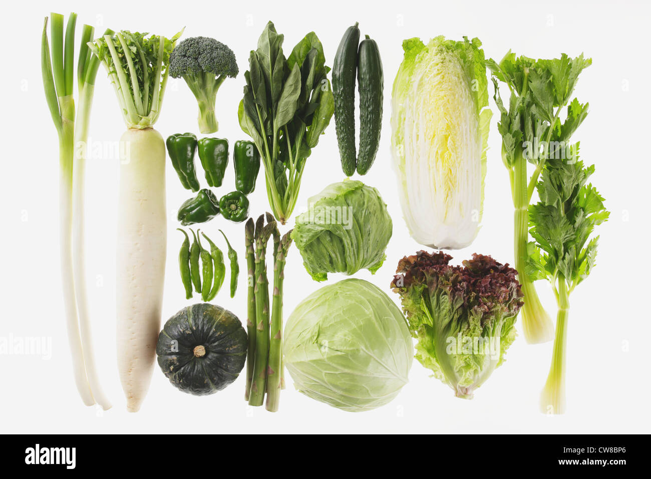 Frisches gesundes Gemüse Stockfoto