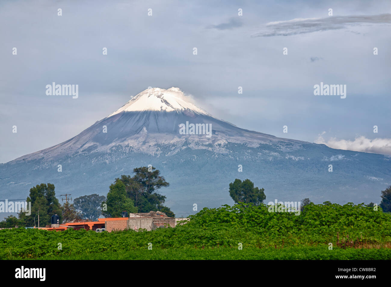 Vulkan Mt. Popocatepetl in Mexiko Stockfoto