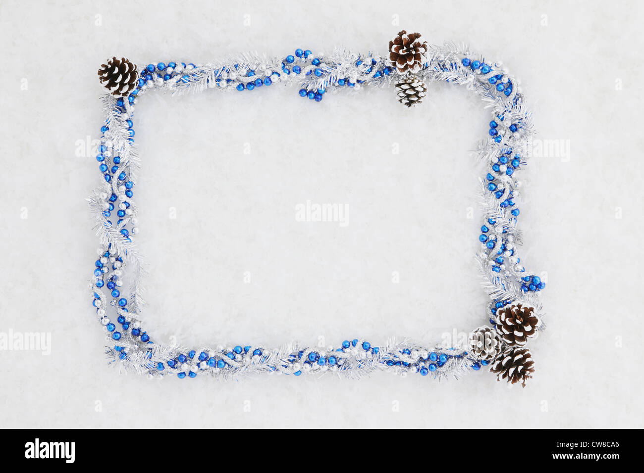 Dekoratives Element vor weißem Hintergrund Stockfoto