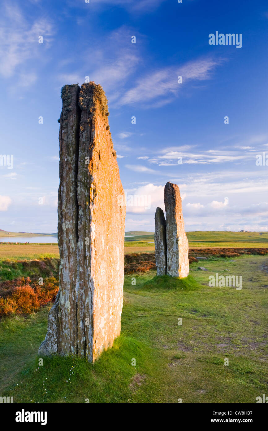 Ring of Brodgar, Orkney, Schottland, UK. Stockfoto