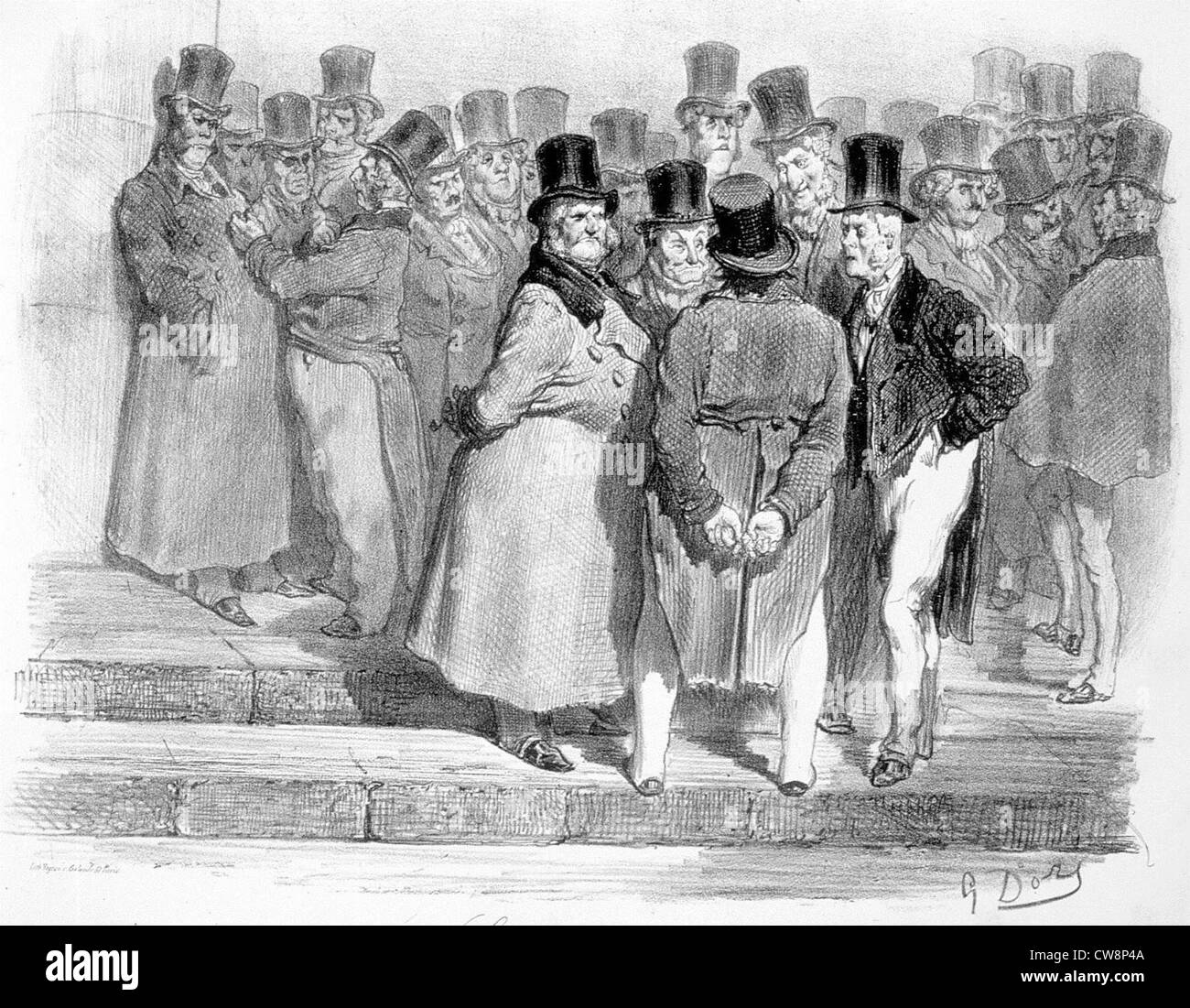 Metapher von Gustave Doré, Abbildung Stockfoto