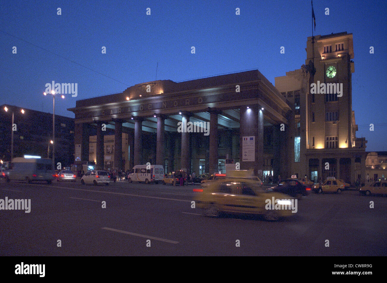 Gara de Nord (Nordbahnhof) in Bukarest Stockfoto